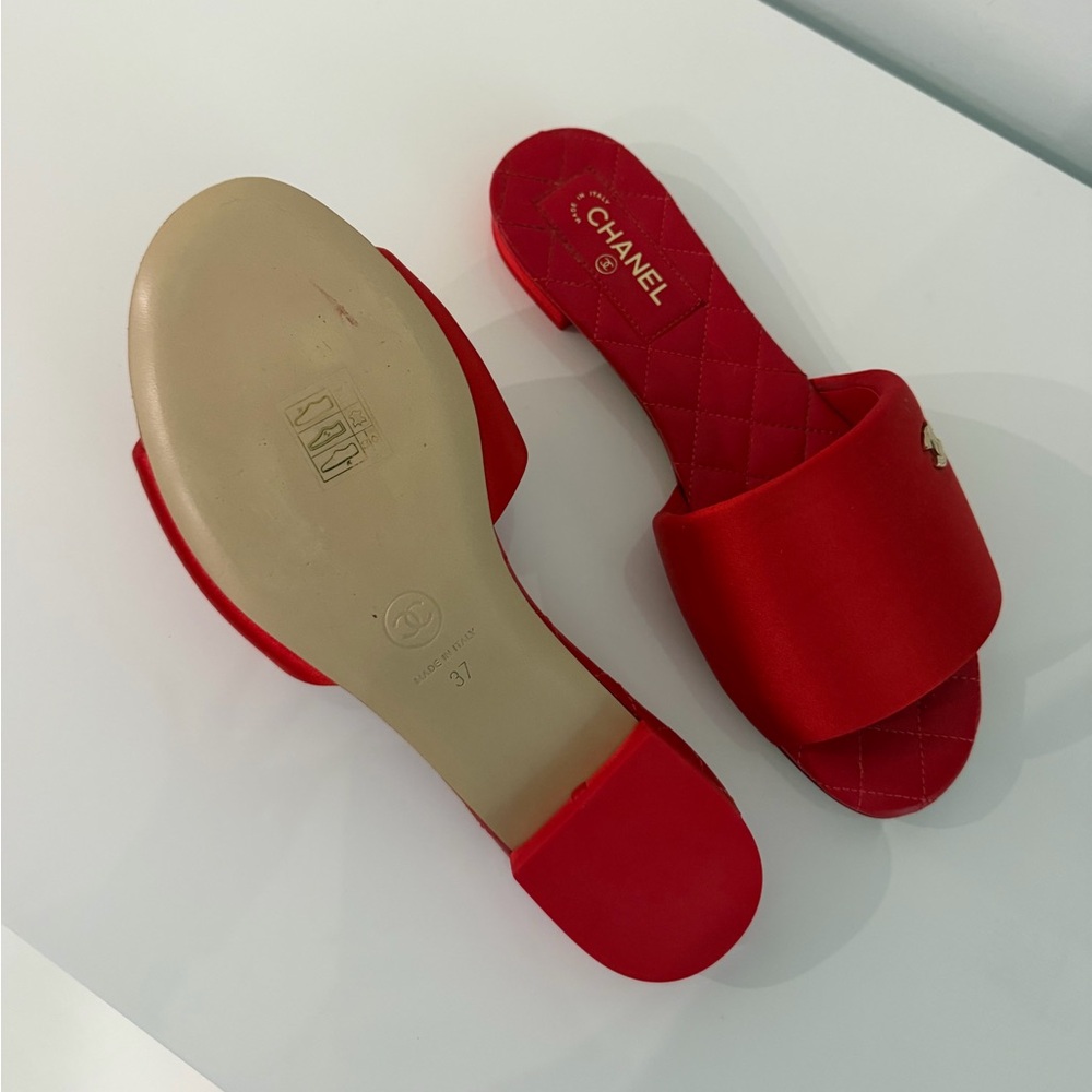 Chanel Satin Mules - Picture 4 of 4